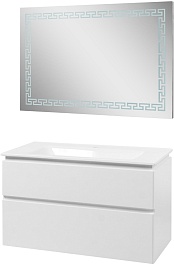 Ceruttispa Мебель для ванной Романья white 100 подвесная – фотография-1